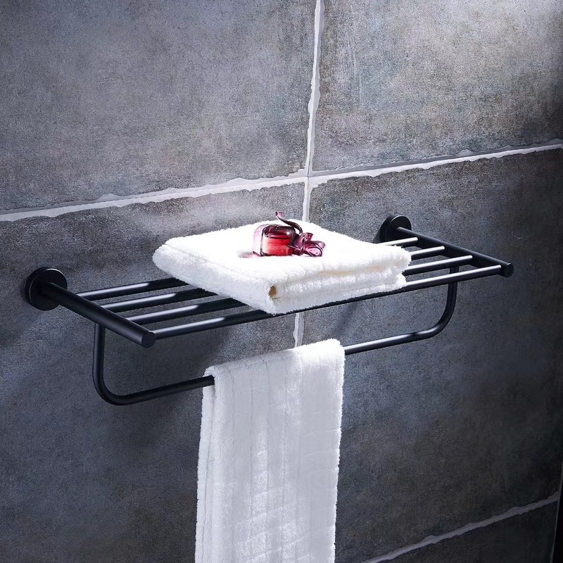 Držač ručnika od nehrđajućeg čelika 304, završni premaz sprejem, moderan stil, šestodijelni set