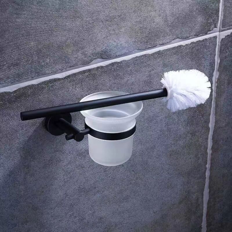 Držač ručnika od nehrđajućeg čelika 304, završni premaz sprejem, moderan stil, šestodijelni set