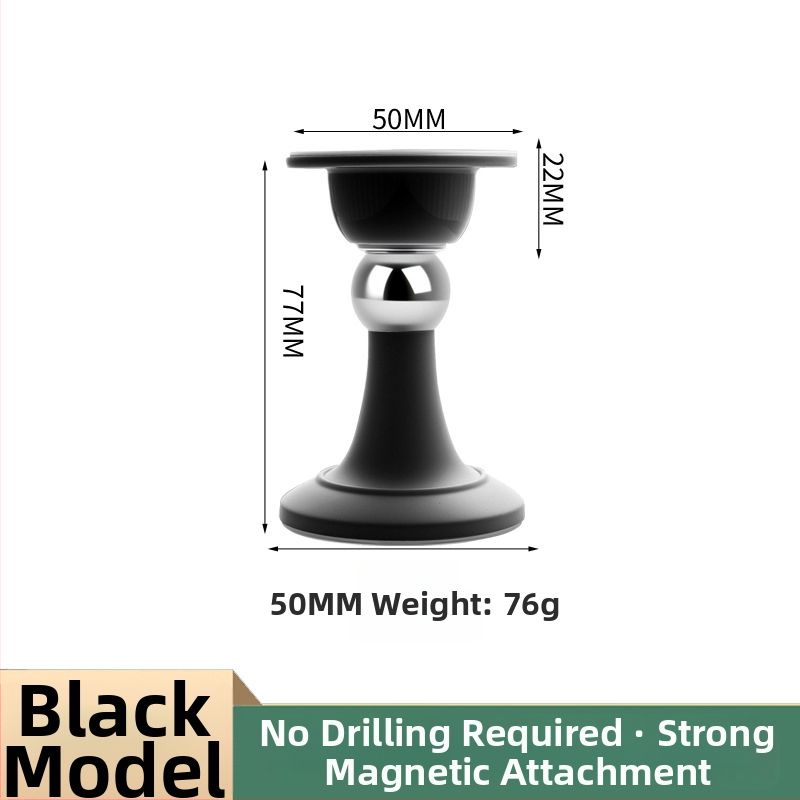 Dverový stopper – Magnetický zarážač na dvere, PP materiál, nástenná montáž, elektroplating povrch, moderný minimalistický dizajn