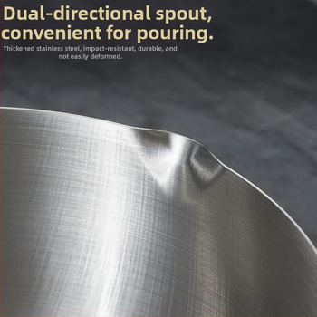 Wok z nehrdzavejúcej ocele 430, bez povlaku, s jedným dnom a skleneným viečkom