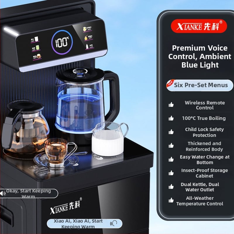 Otthoni vízadagoló alsó töltőtartállyal, intelligens hangvezérlés, meleg és hideg egyben, meleg típus, hálózati csatlakozás nélkül, Guangdong Vízbiztonsági Jóváhagyás No. s0337