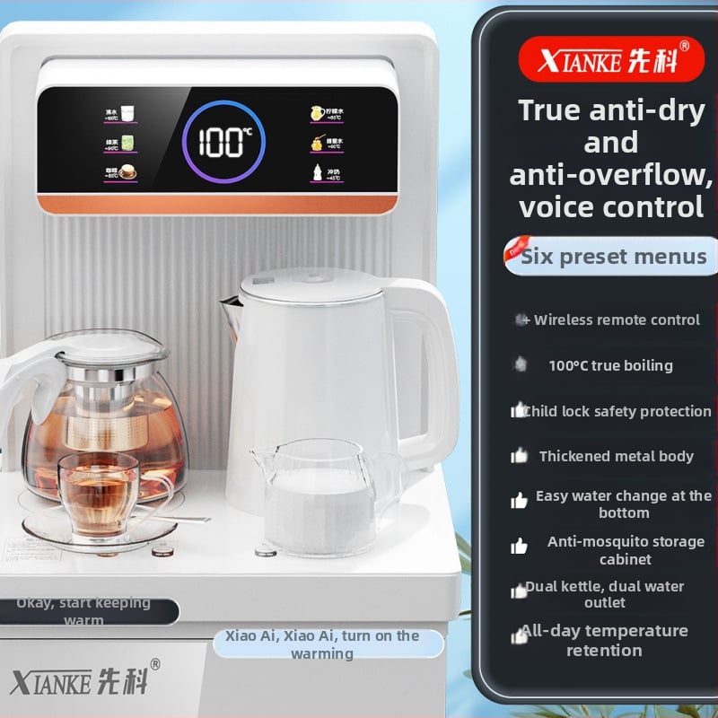 Otthoni vízadagoló alsó töltőtartállyal, intelligens hangvezérlés, meleg és hideg egyben, meleg típus, hálózati csatlakozás nélkül, Guangdong Vízbiztonsági Jóváhagyás No. s0337