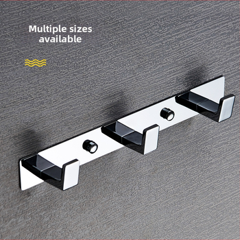 Закачалка за дрехи и кърпи от неръждаема стомана — модерен стил, изпичано боядисано покритие, тегло 536 г