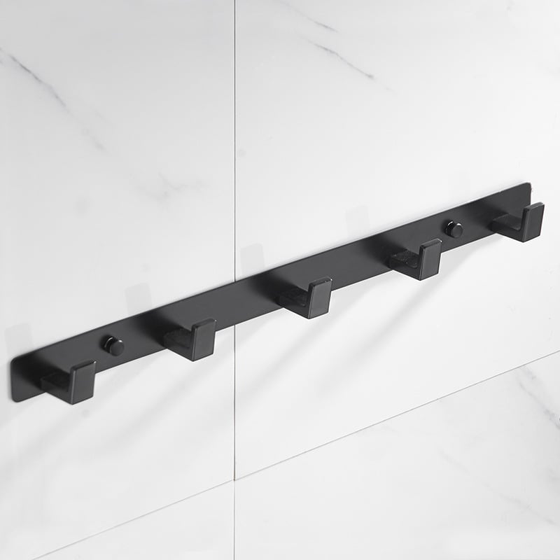 Закачалка за дрехи и кърпи от неръждаема стомана — модерен стил, изпичано боядисано покритие, тегло 536 г