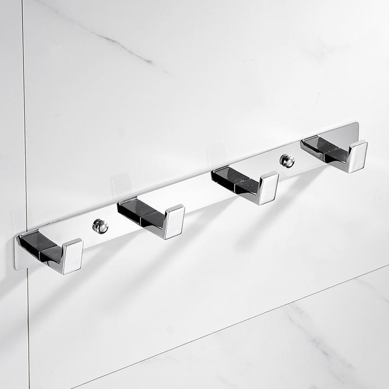 Закачалка за дрехи и кърпи от неръждаема стомана — модерен стил, изпичано боядисано покритие, тегло 536 г