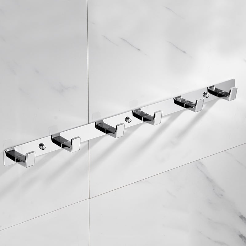 Закачалка за дрехи и кърпи от неръждаема стомана — модерен стил, изпичано боядисано покритие, тегло 536 г