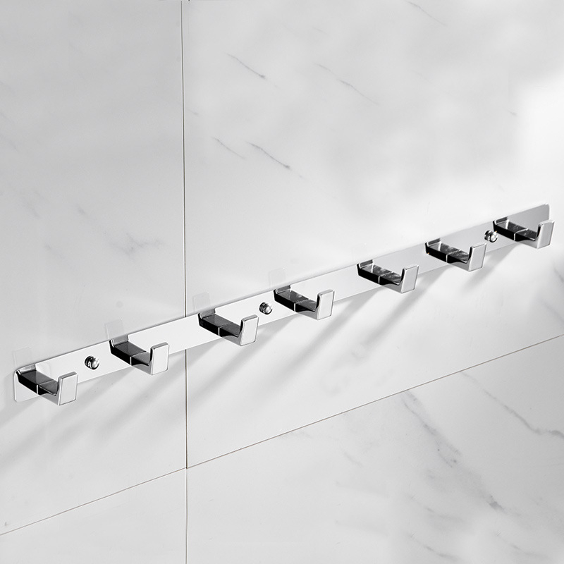 Закачалка за дрехи и кърпи от неръждаема стомана — модерен стил, изпичано боядисано покритие, тегло 536 г