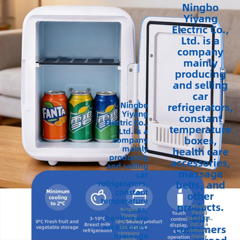 Chisman polovodičový chladič do auta - prenášateľná mini chladnička do auta a domova, ABS, 30-60W, 220-240V, 5°C–65°C