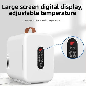 Chisman polovodičový chladič do auta - prenášateľná mini chladnička do auta a domova, ABS, 30-60W, 220-240V, 5°C–65°C