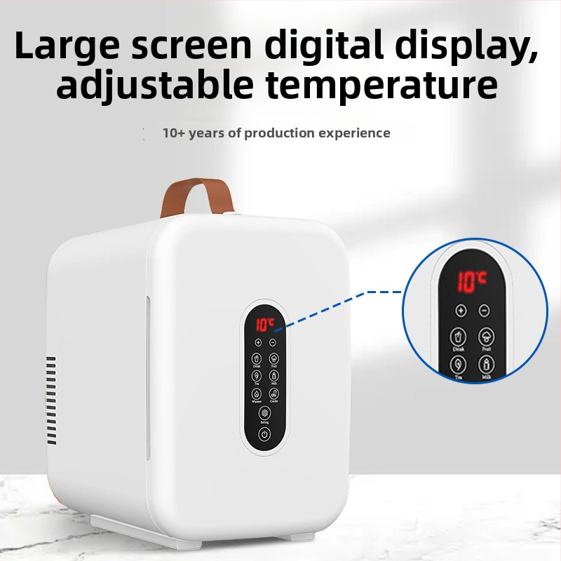 Chisman polovodičový chladič do auta - prenášateľná mini chladnička do auta a domova, ABS, 30-60W, 220-240V, 5°C–65°C