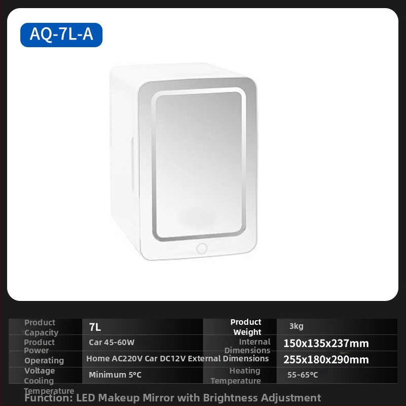 Chisman polovodičový chladič do auta - prenášateľná mini chladnička do auta a domova, ABS, 30-60W, 220-240V, 5°C–65°C