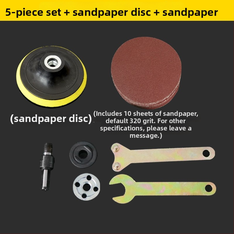 Cap de conversie bormașină în polizor unghiular pentru lustruire și tăiere cu disc de marmură — Ran, oțel