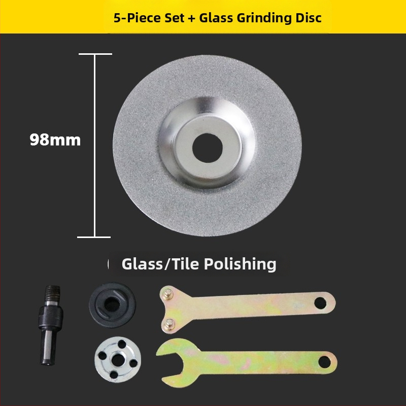 Cap de conversie bormașină în polizor unghiular pentru lustruire și tăiere cu disc de marmură — Ran, oțel