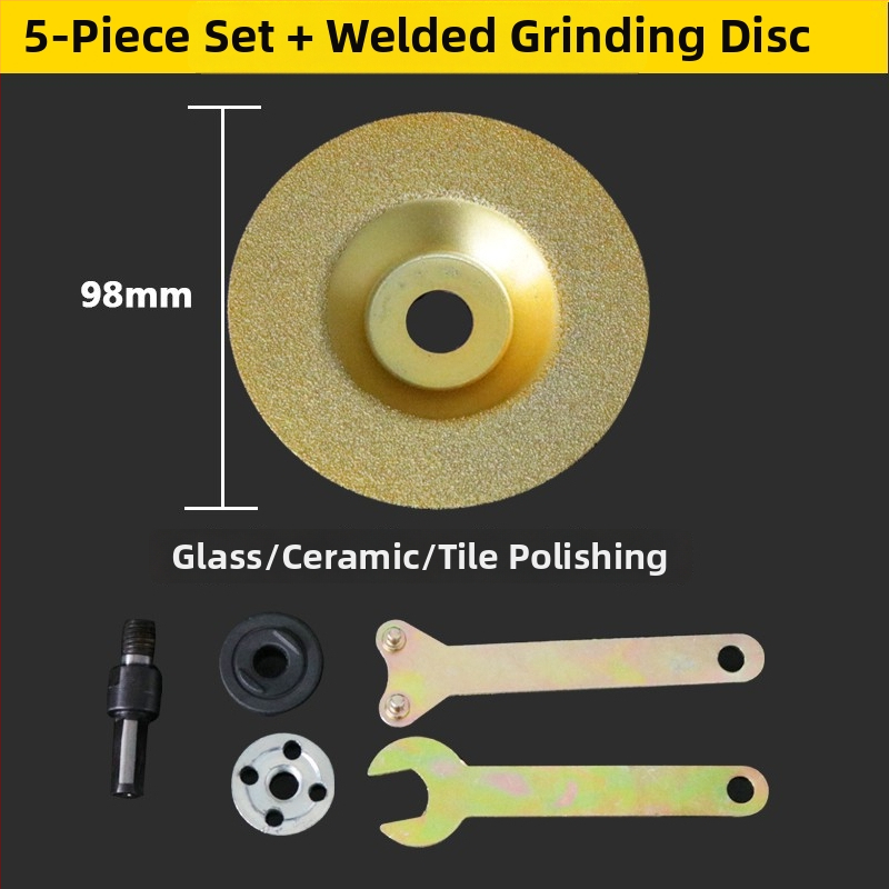 Cap de conversie bormașină în polizor unghiular pentru lustruire și tăiere cu disc de marmură — Ran, oțel