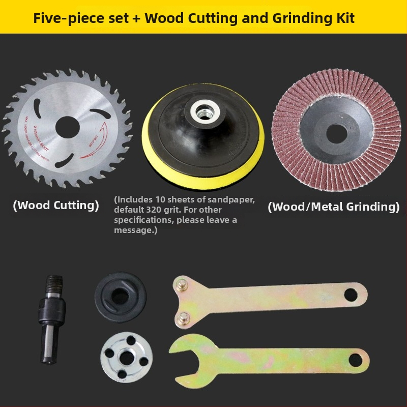 Cap de conversie bormașină în polizor unghiular pentru lustruire și tăiere cu disc de marmură — Ran, oțel