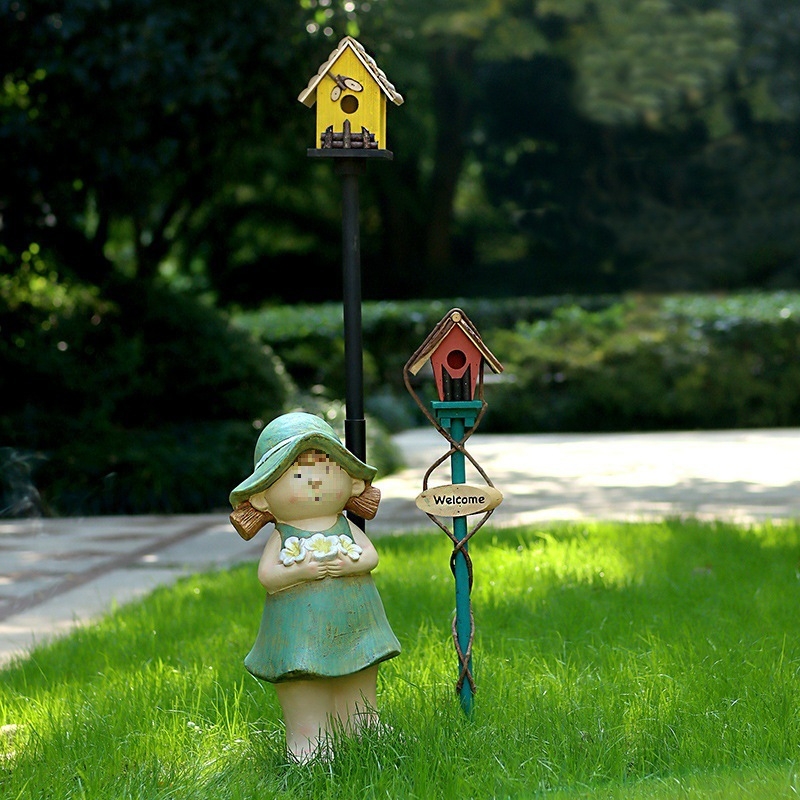 Дървена градинска декорация – гнездо за птици за двор и балкон, код на изделието Jb2krpez, подарък за бизнес, IP лиценз: Няма