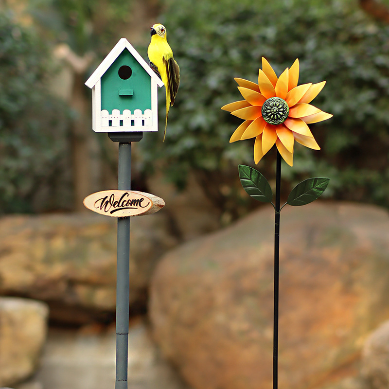 Дървена градинска декорация – гнездо за птици за двор и балкон, код на изделието Jb2krpez, подарък за бизнес, IP лиценз: Няма