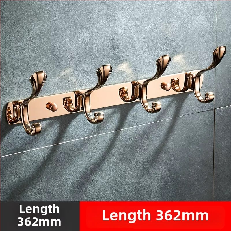 Стенно закачало за дрехи, неръждаема стомана, медно-титаново покритие, стил светло лукс, марка Liang, 820 g