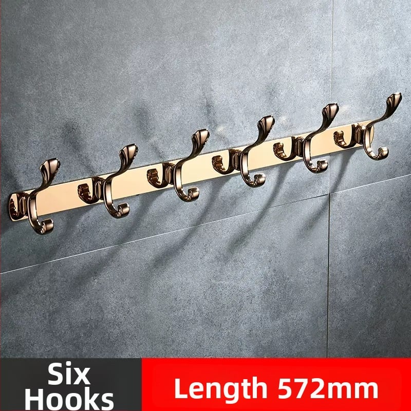 Стенно закачало за дрехи, неръждаема стомана, медно-титаново покритие, стил светло лукс, марка Liang, 820 g