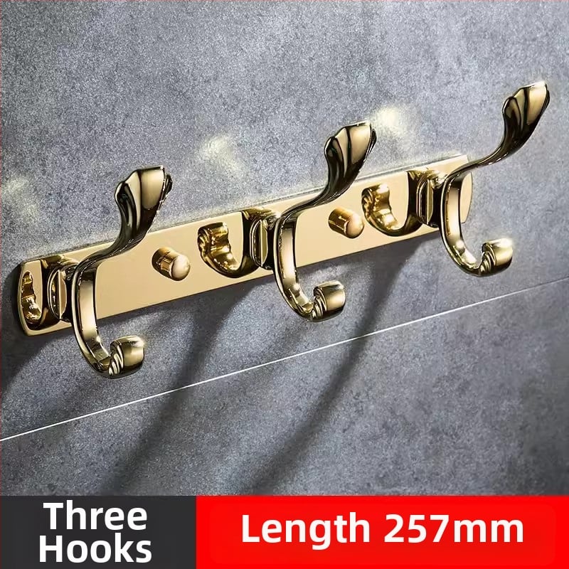 Стенно закачало за дрехи, неръждаема стомана, медно-титаново покритие, стил светло лукс, марка Liang, 820 g