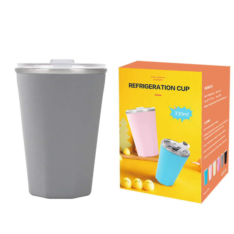 Чаша за бира в Nordic стил, 304 неръждаема стомана, капацитет 301–400 мл, тегло 312 г, персонализиран печат