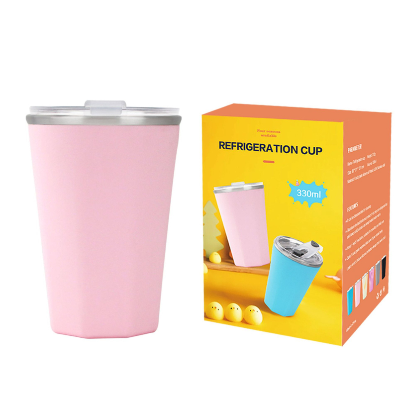 Чаша за бира в Nordic стил, 304 неръждаема стомана, капацитет 301–400 мл, тегло 312 г, персонализиран печат