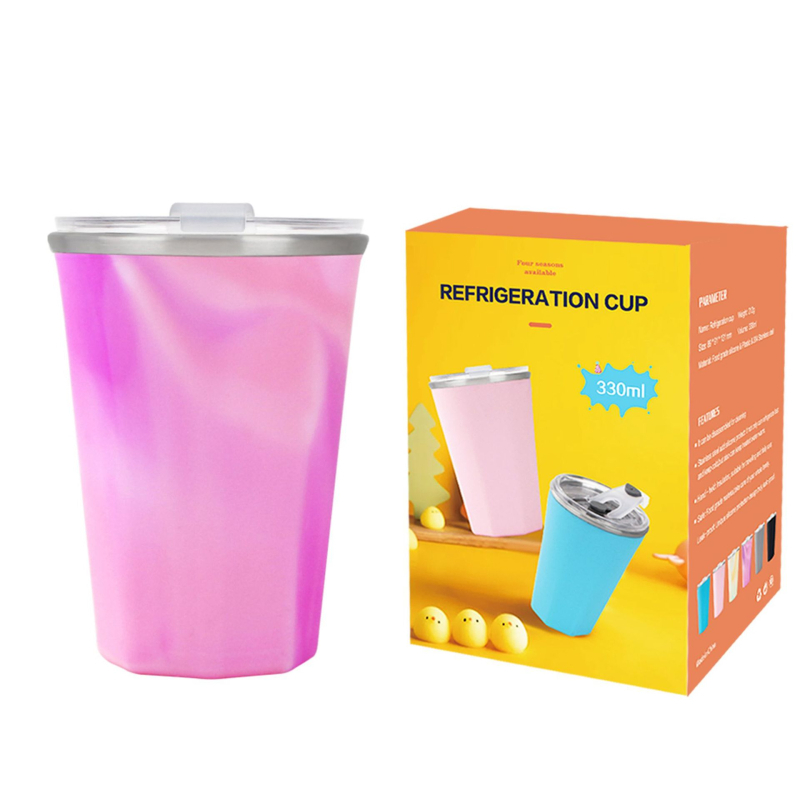 Чаша за бира в Nordic стил, 304 неръждаема стомана, капацитет 301–400 мл, тегло 312 г, персонализиран печат