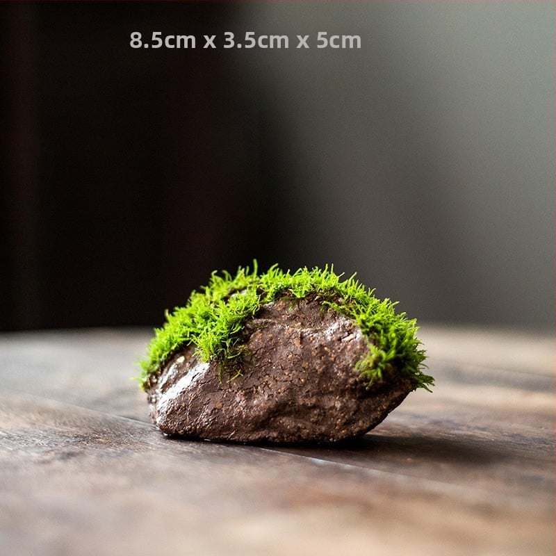 Декоративна водна композиция за бюро с бонсай — дзен микро пейзаж от копринени цветя