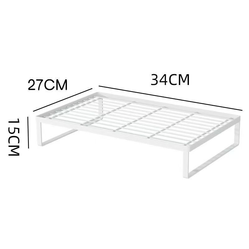 Кухненски рафт за котлон, стенен монтаж, въглеродна стомана, прост и модерен стил, без монтаж