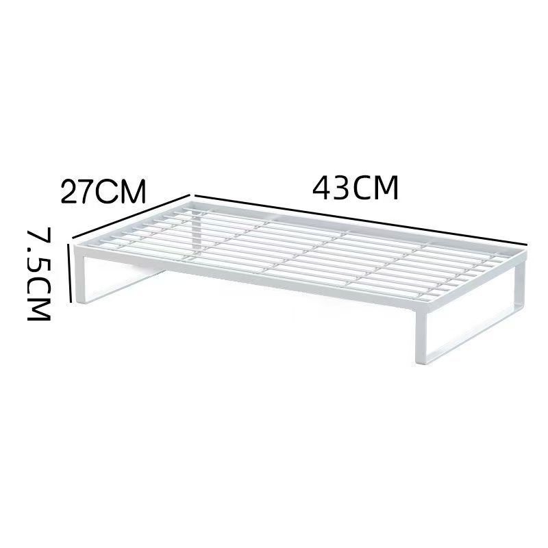 Кухненски рафт за котлон, стенен монтаж, въглеродна стомана, прост и модерен стил, без монтаж