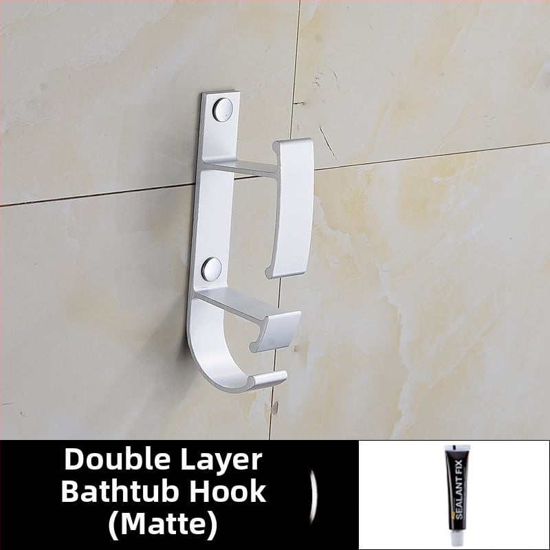 Стенна закачалка за мивка от Space Aluminum, модерн стил на проста естетика, тегло 0,056 кг, обработка Bright Light