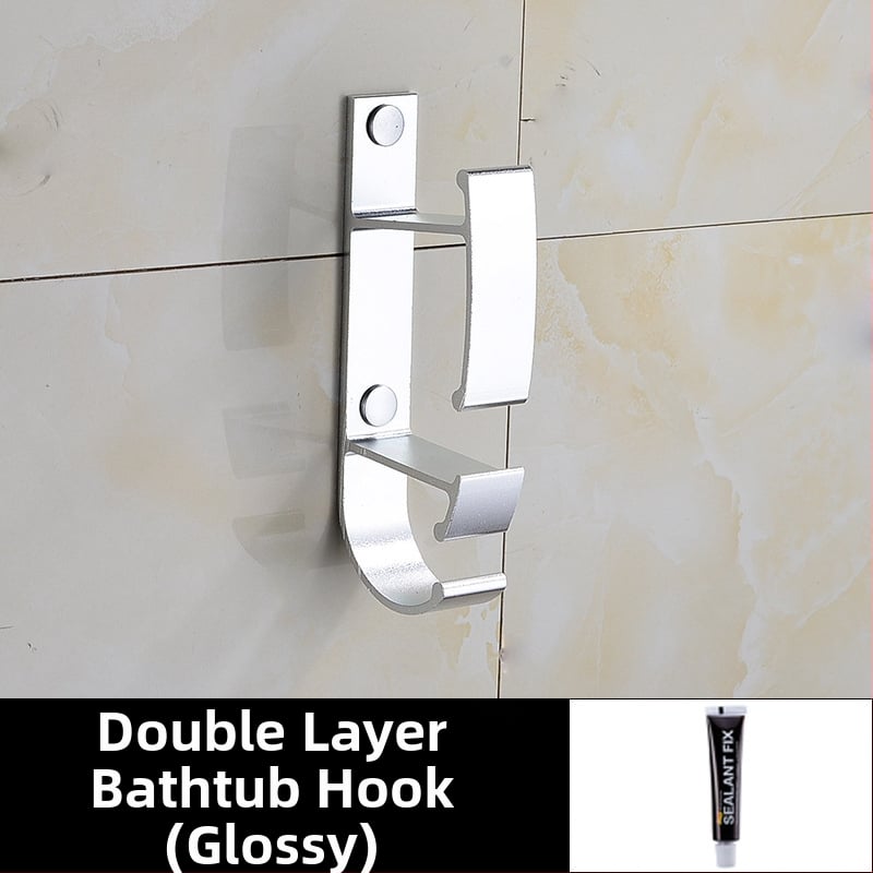 Стенна закачалка за мивка от Space Aluminum, модерн стил на проста естетика, тегло 0,056 кг, обработка Bright Light