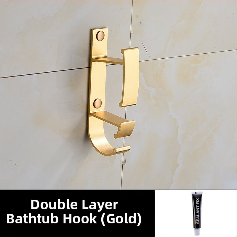 Стенна закачалка за мивка от Space Aluminum, модерн стил на проста естетика, тегло 0,056 кг, обработка Bright Light