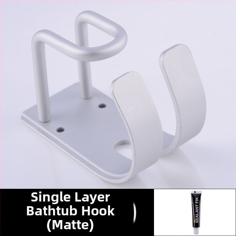 Стенна закачалка за мивка от Space Aluminum, модерн стил на проста естетика, тегло 0,056 кг, обработка Bright Light