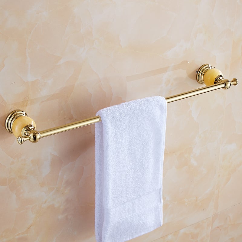 Držač za ručnike od nehrđajućeg čelika, zidni, elektroplatinirani završetak, stil pristupačnog luksuza, set od šest komada ili više