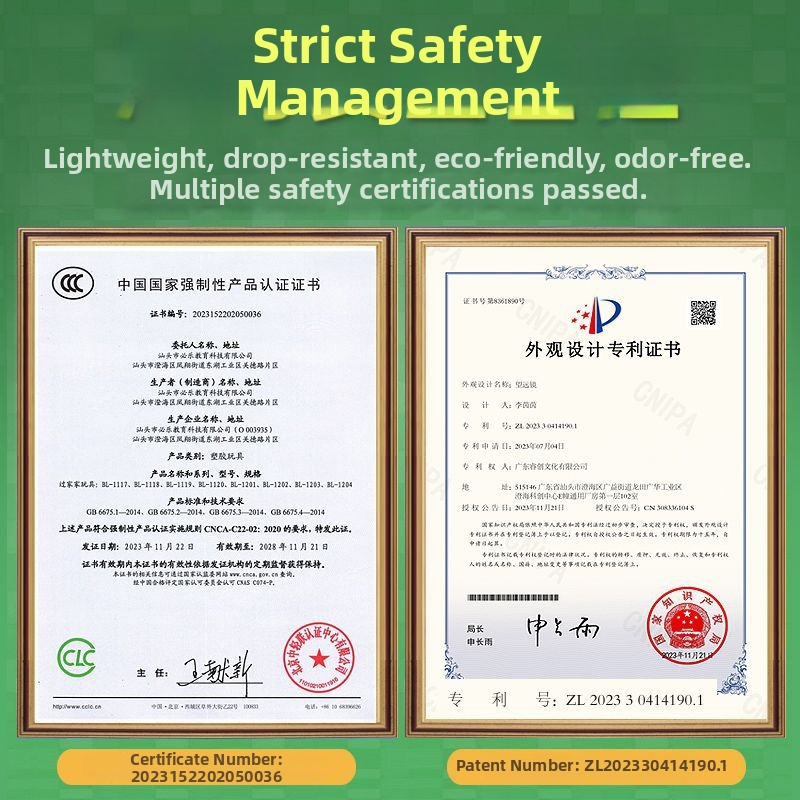 Telescop pentru copii, jucărie științifică de experiment, neelectric, material KT board, ambalare în cutie color, pentru vârsta 0–3 ani (material KT board; neelectric; ambalare în cutie color; vârsta 0–3 ani)