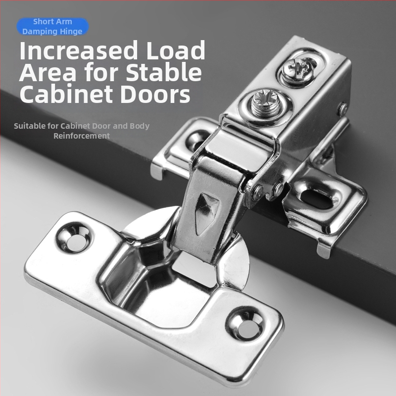 Панти за шкаф с амортизатор, къс рамен дизайн, триизмерно регулиране | Модели: FHM-100, FHM-200, FHM-100LK | Материал: студено валцована стомана / неръждаема стомана | Повърхност: никелирана / полирана | Марка: Юксинг