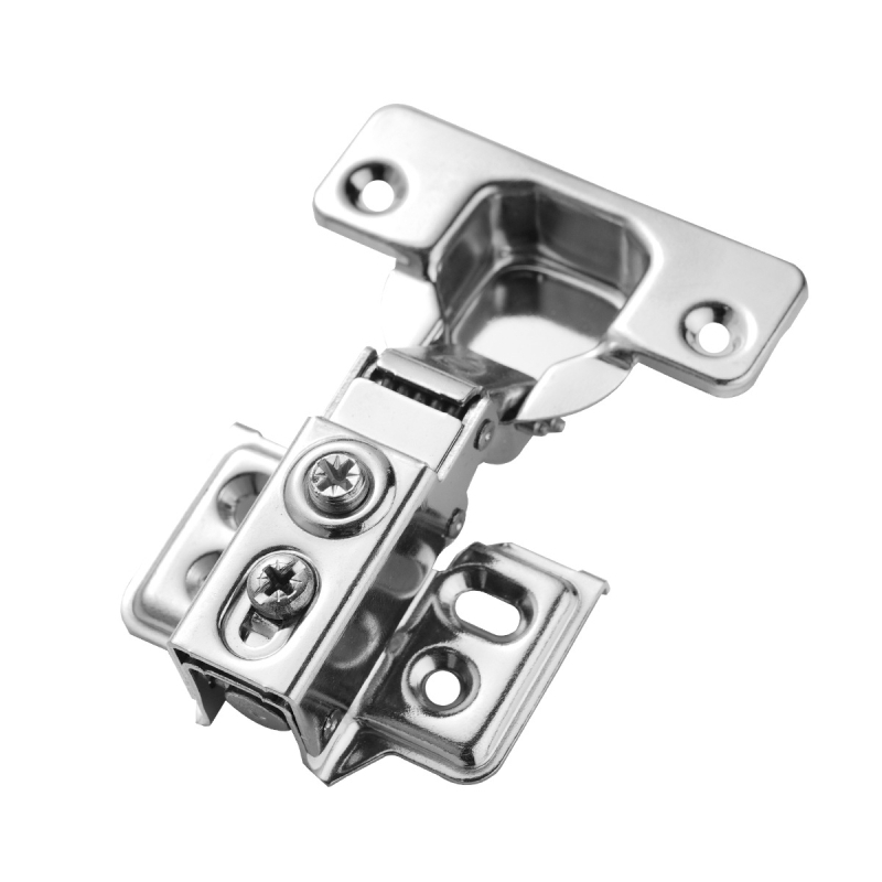 Панти за шкаф с амортизатор, къс рамен дизайн, триизмерно регулиране | Модели: FHM-100, FHM-200, FHM-100LK | Материал: студено валцована стомана / неръждаема стомана | Повърхност: никелирана / полирана | Марка: Юксинг