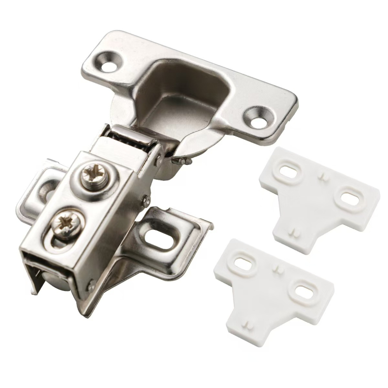 Панти за шкаф с амортизатор, къс рамен дизайн, триизмерно регулиране | Модели: FHM-100, FHM-200, FHM-100LK | Материал: студено валцована стомана / неръждаема стомана | Повърхност: никелирана / полирана | Марка: Юксинг