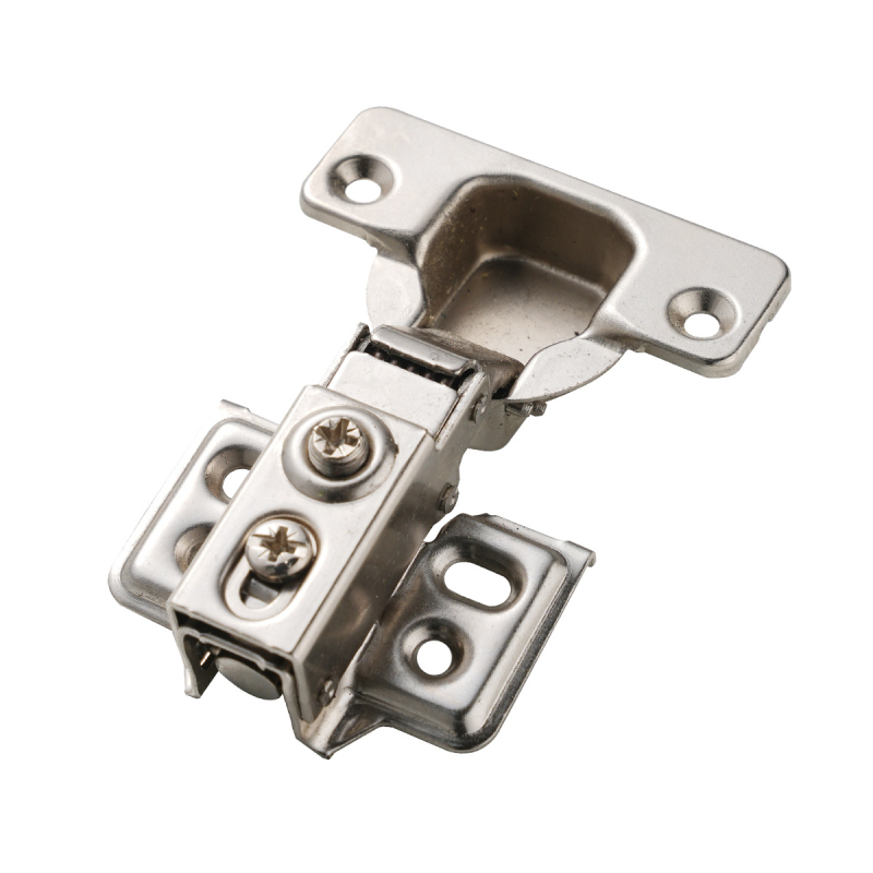 Панти за шкаф с амортизатор, къс рамен дизайн, триизмерно регулиране | Модели: FHM-100, FHM-200, FHM-100LK | Материал: студено валцована стомана / неръждаема стомана | Повърхност: никелирана / полирана | Марка: Юксинг