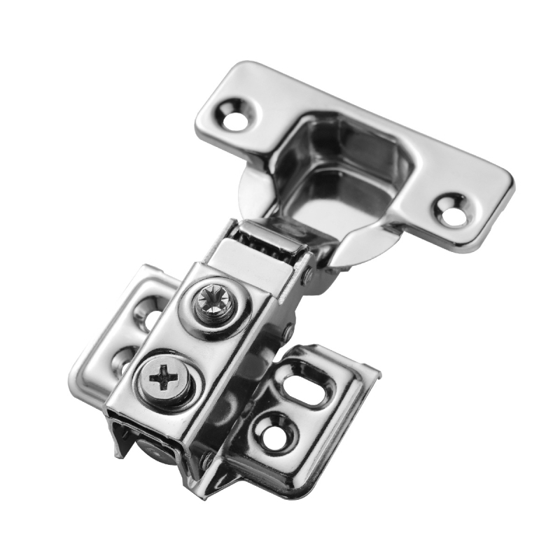 Панти за шкаф с амортизатор, къс рамен дизайн, триизмерно регулиране | Модели: FHM-100, FHM-200, FHM-100LK | Материал: студено валцована стомана / неръждаема стомана | Повърхност: никелирана / полирана | Марка: Юксинг