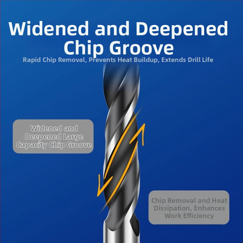 Burghiu pentru lemn cu vârf triplu – pentru bormașină manuală, găurire în lemn și în plastic, multifuncțional