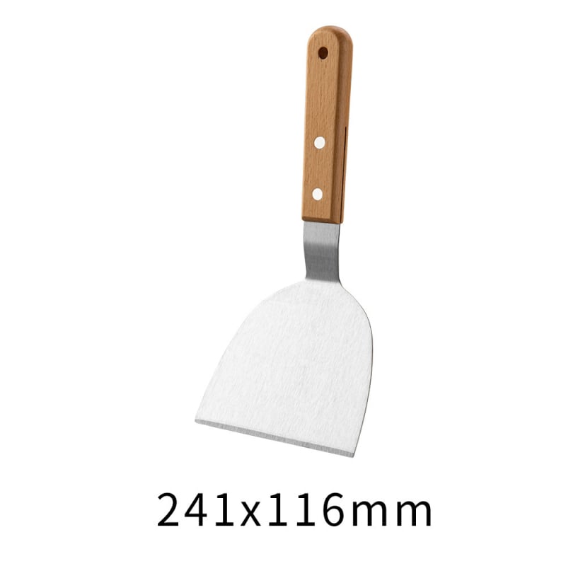 Keidason HX-1502: Set 11 piese linguri și spatule, oțel inox, mâner din lemn