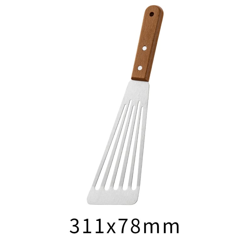 Keidason HX-1502: Set 11 piese linguri și spatule, oțel inox, mâner din lemn