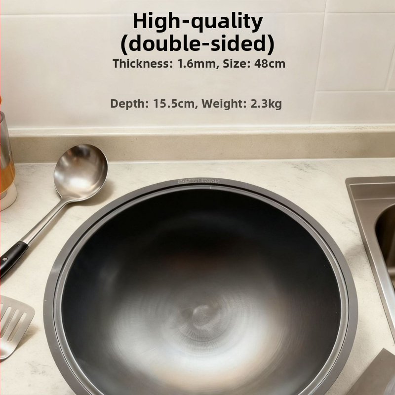 Viacúčelová hrniec z rýdzeho železa — čínskeho štýlu, odolný voči hrdzi, ekologický, vhodný pre všetky platne