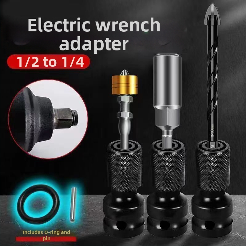 Elektrická hlava konverzie skrutkovača, šesťuholníková univerzálna teleskopická spojka, elastické puzdro, fialové santalové drevo