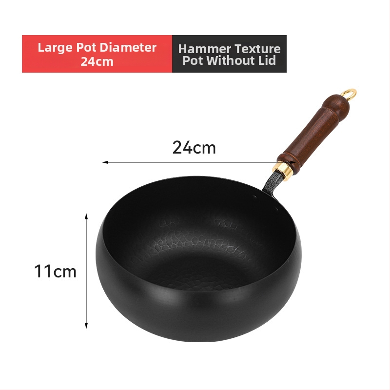 Železný wok s plochým dnom (viacvrstvové dno, sklenená pokrievka, 4 kg, viacúčelový)