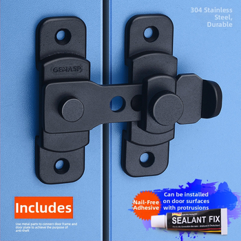 Zavrt za krilo vrata s leptir tipom čepa, nehrđajući čelik, model Swing Door Latch, šifra F759MSS95TH75J, američki stil