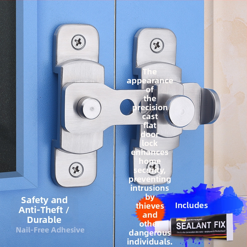 Zavrt za krilo vrata s leptir tipom čepa, nehrđajući čelik, model Swing Door Latch, šifra F759MSS95TH75J, američki stil