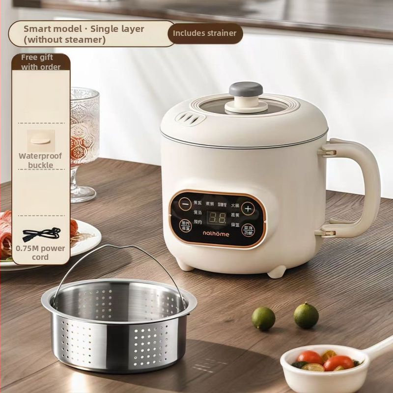 Мултифункционален електрически готвач с титанов вътрешен съд – 2.0L, управление механично/с микрокомпютър, таймер, бърза пара, грил и горещ пот